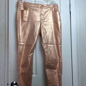 Old Navy rose gold pants. Size 16